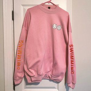 Mac Miller Swimming Pink Crewneck